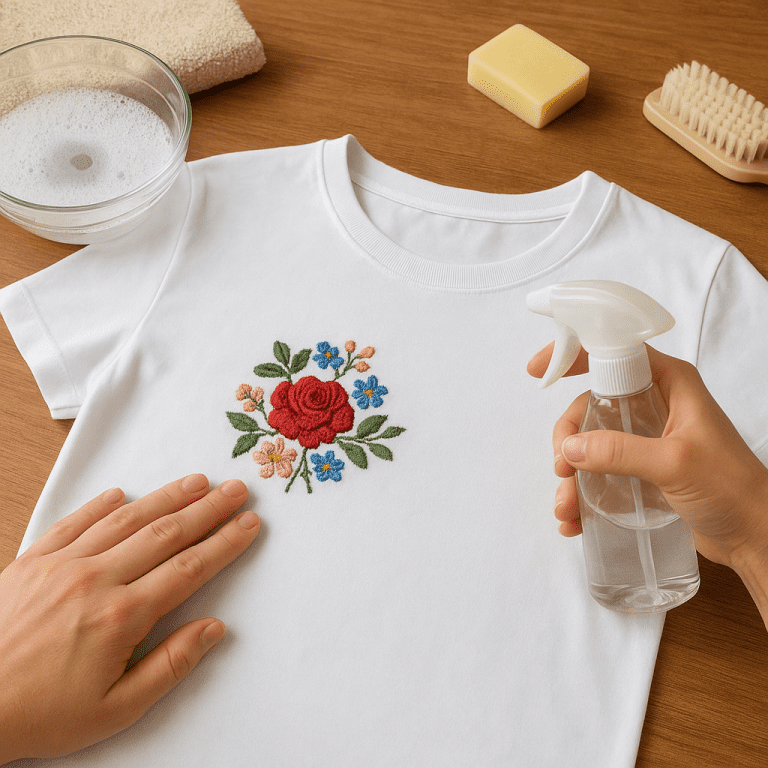 Jak dbać o koszulki z haftem