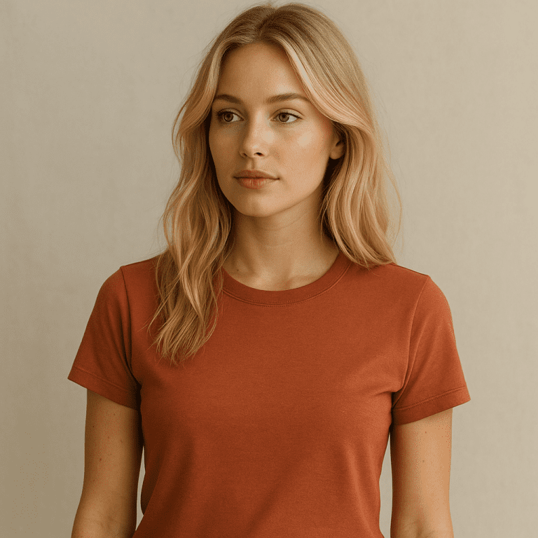 Jak dobrać t-shirt do koloru włosów blond