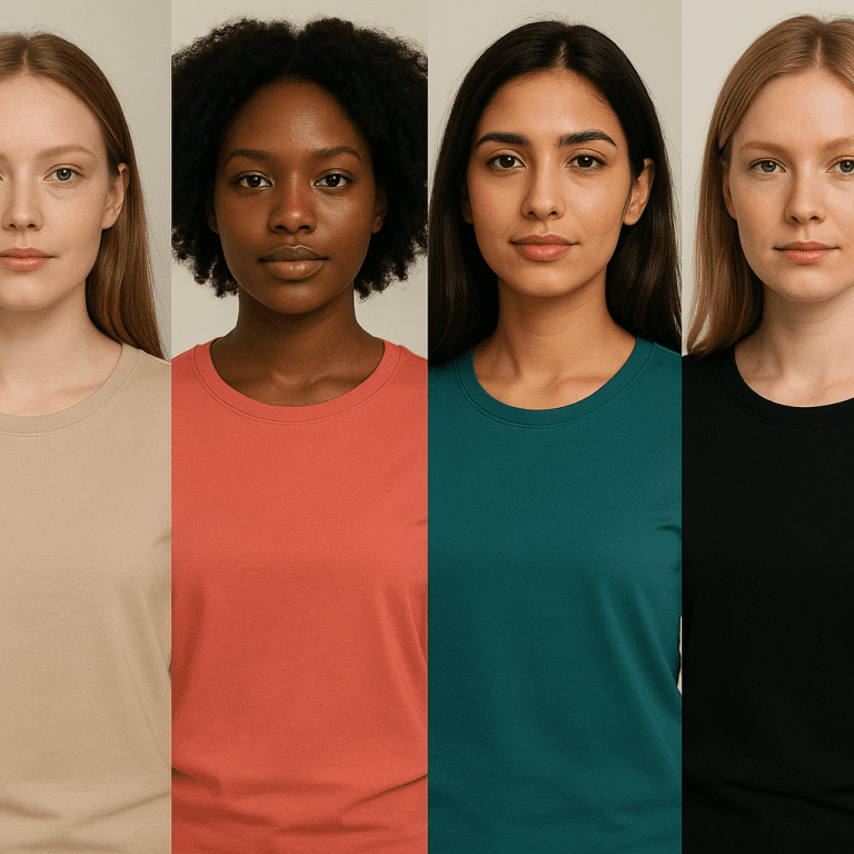 Jak dopasować t-shirt do typu urody