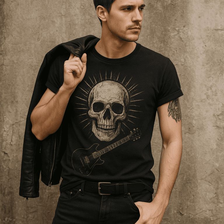 Jak nosić koszulkę w stylu rockowym