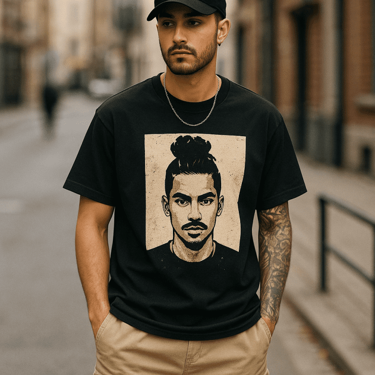 Jak nosić koszulkę z nadrukiem w stylu streetwear