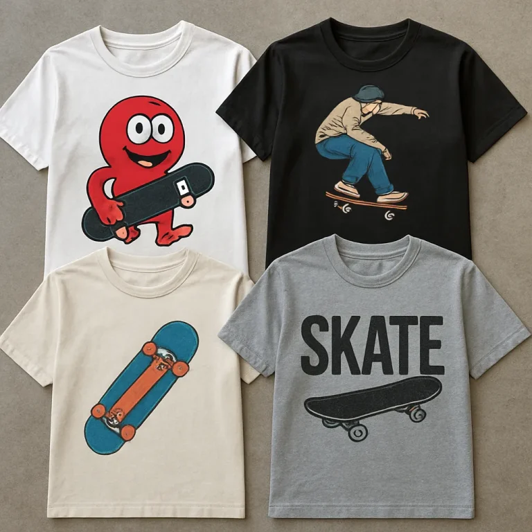 Jakie są modne koszulki w stylu skate
