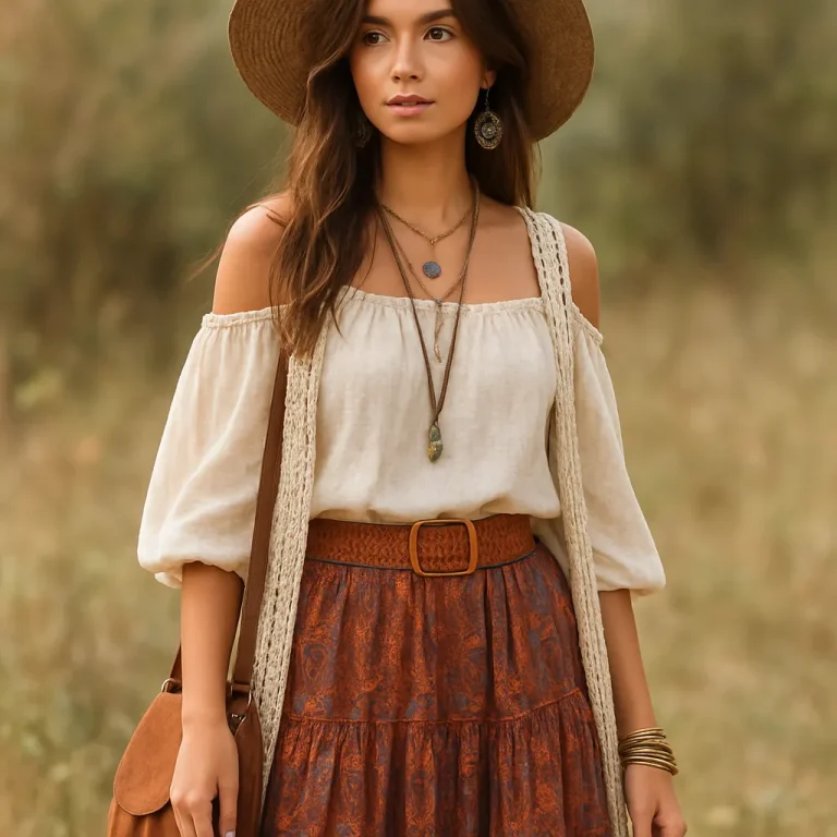 Jakie są modne ubrania w stylu boho