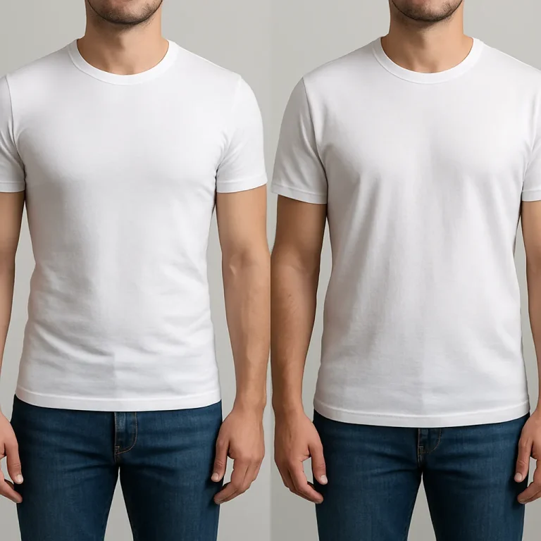Jakie są różnice między t-shirtem slim fit a regular fit